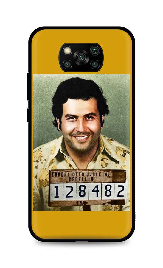 Levně Kryt TopQ Xiaomi Poco X3 silikon Pablo Escobar 60927 (pouzdro neboli obal na mobil Xiaomi Poco X3)