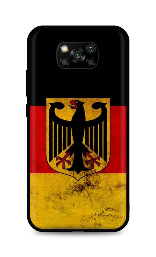 Levně Kryt TopQ Xiaomi Poco X3 silikon Germany 60944 (pouzdro neboli obal na mobil Xiaomi Poco X3)