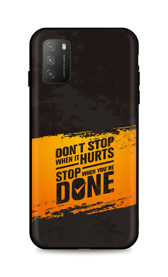 Levně Kryt TopQ Xiaomi Poco M3 silikon Don´t Stop 60951 (pouzdro neboli obal na mobil Xiaomi Poco M3)