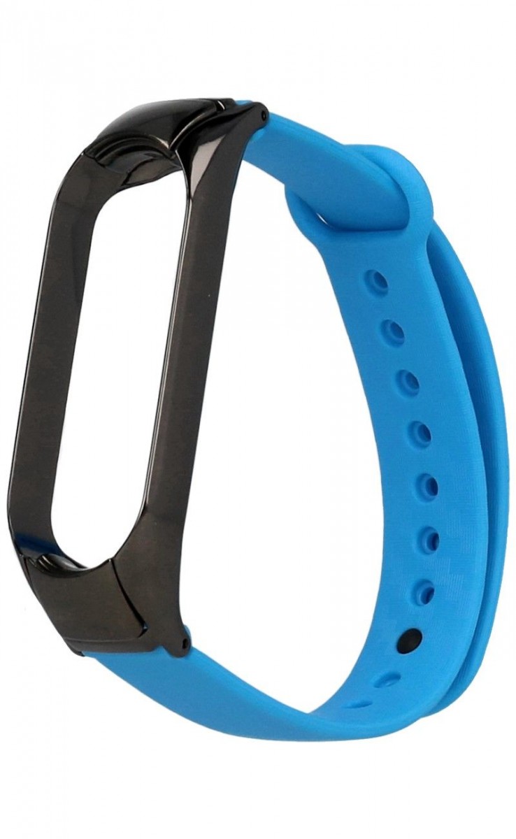 Silikonový řemínek pro Xiaomi Mi Band 5-6 modrý    