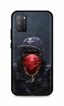 Zadní silikonový kryt DARK na Xiaomi Poco M3 Monkey Gangster