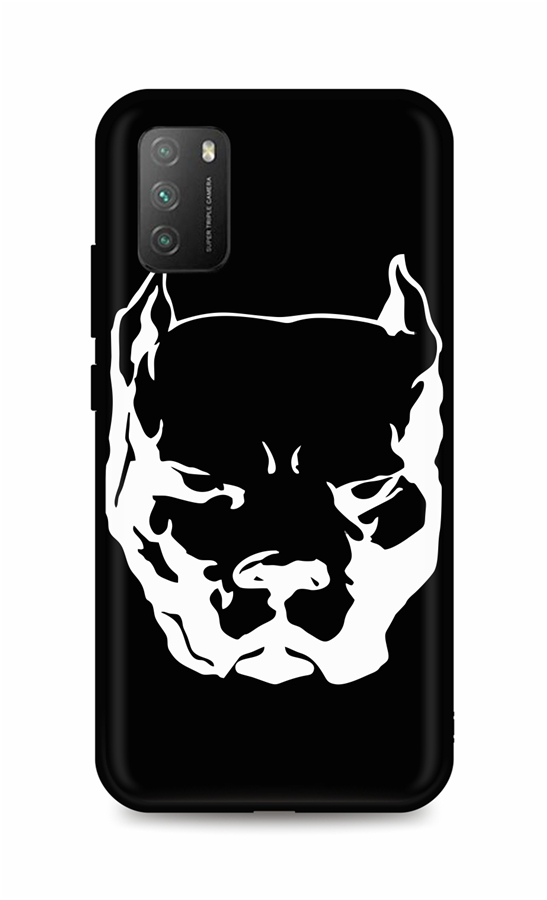 Levně Kryt TopQ Xiaomi Poco M3 silikon Pitbull 61032 (pouzdro neboli obal na mobil Xiaomi Poco M3)