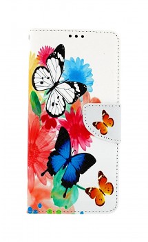 Knížkové pouzdro na Xiaomi Poco M3 Barevné s motýlky