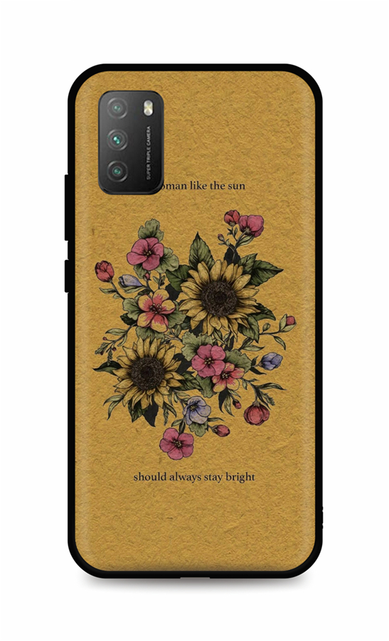 Levně Kryt TopQ Xiaomi Poco M3 silikon Bouquet 61041 (pouzdro neboli obal na mobil Xiaomi Poco M3)