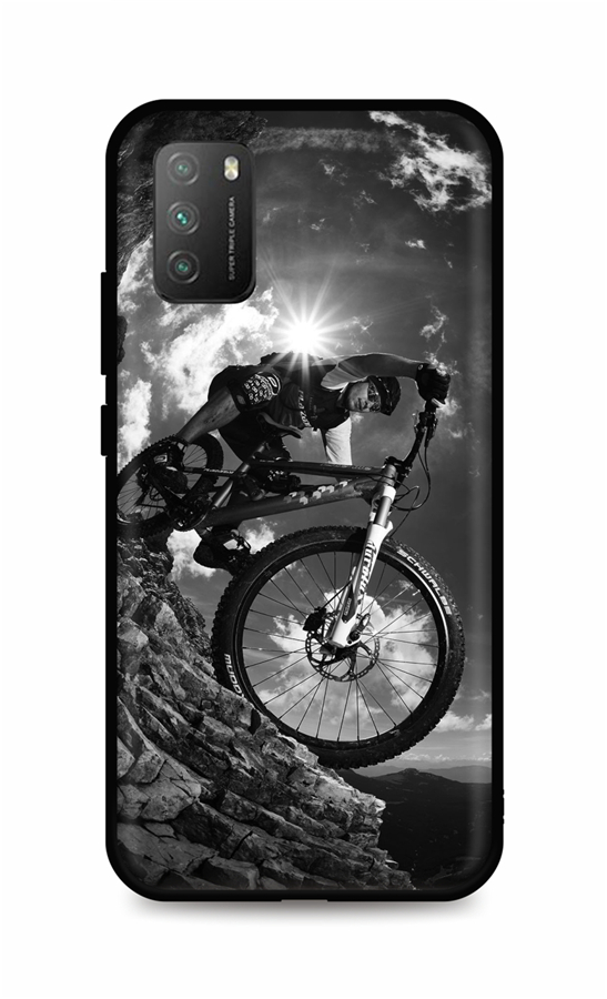 Zadní silikonový kryt DARK na Xiaomi Poco M3 Mountain Rider