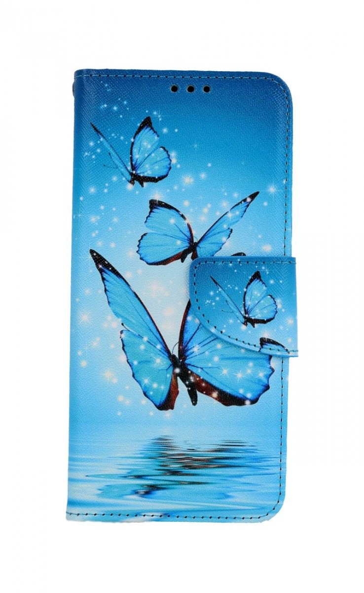 Knížkové pouzdro na Samsung A32 Modří motýlci