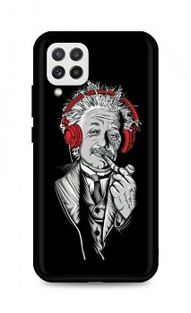 Zadní silikonový kryt DARK na Samsung A22 Albert Einstein