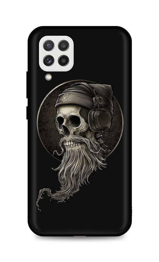 Levně Kryt TopQ Samsung A22 silikon Music Skeleton 61078 (pouzdro neboli obal na mobil Samsung A22)