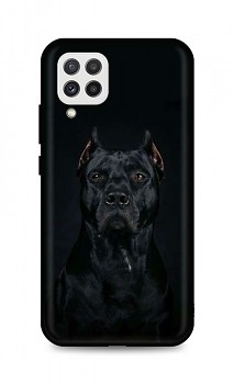 Zadní silikonový kryt DARK na Samsung A22 Dark Pitbull