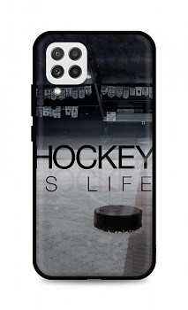 Zadní silikonový kryt DARK na Samsung A22 Hockey Is Life
