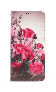 Knížkové pouzdro na Xiaomi Poco M3 Romantické růže 