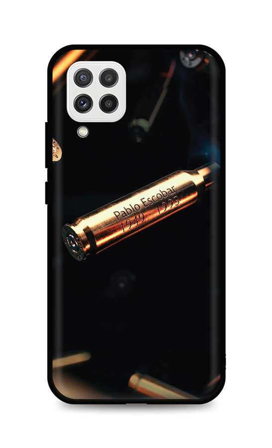 Levně Kryt TopQ Samsung A22 silikon Pablo Escobar Bullet 61137 (pouzdro neboli obal na mobil Samsung A22)