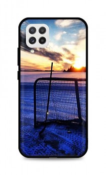 Zadní silikonový kryt DARK na Samsung A22 Hockey Sunset