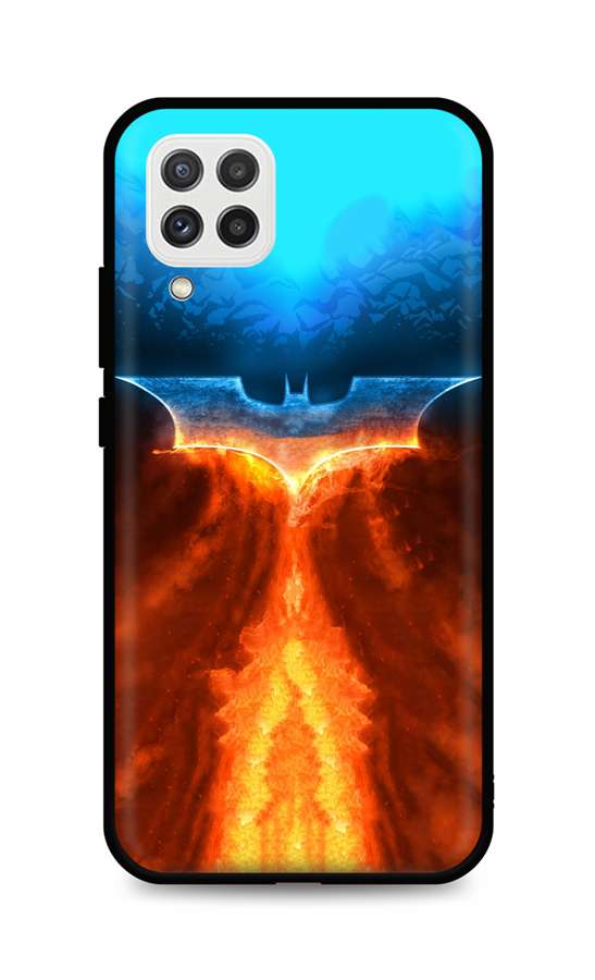 Levně Kryt TopQ Samsung A22 silikon Fiery Batman 61142 (pouzdro neboli obal na mobil Samsung A22)