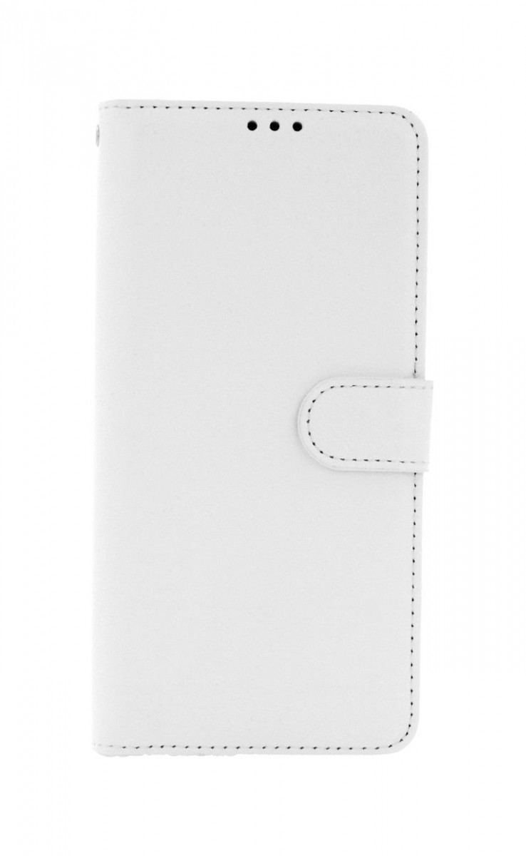 Knížkové pouzdro na Xiaomi Poco X3 bílé s přezkou