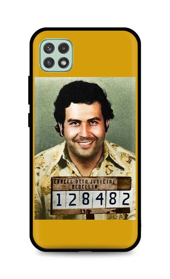 Levně Kryt TopQ Samsung A22 5G silikon Pablo Escobar 61248 (pouzdro neboli obal na mobil Samsung A22 5G)