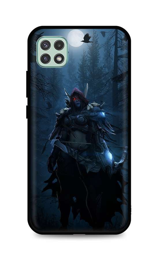 Zadní silikonový kryt DARK na Samsung A22 5G Player Hero