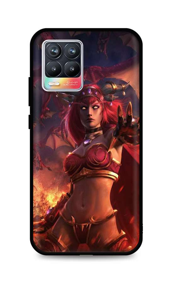 Zadní silikonový kryt DARK na Realme 8 Heroes Of The Storm