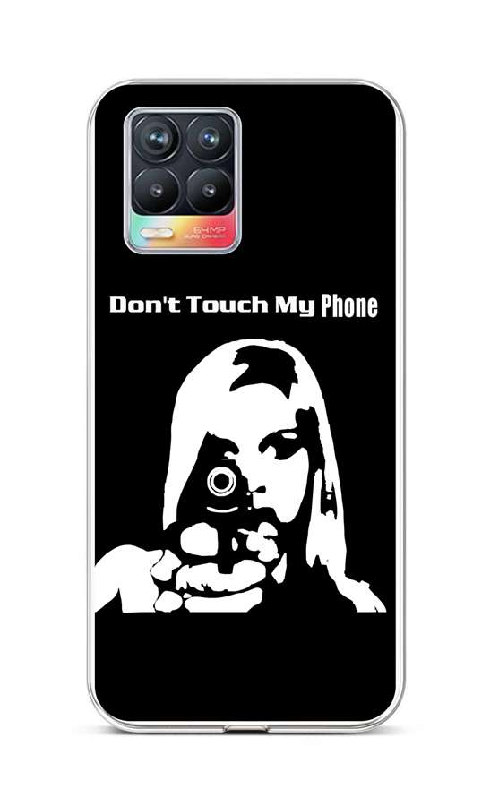 Zadní silikonový kryt na Realme 8 Don't Touch Gun