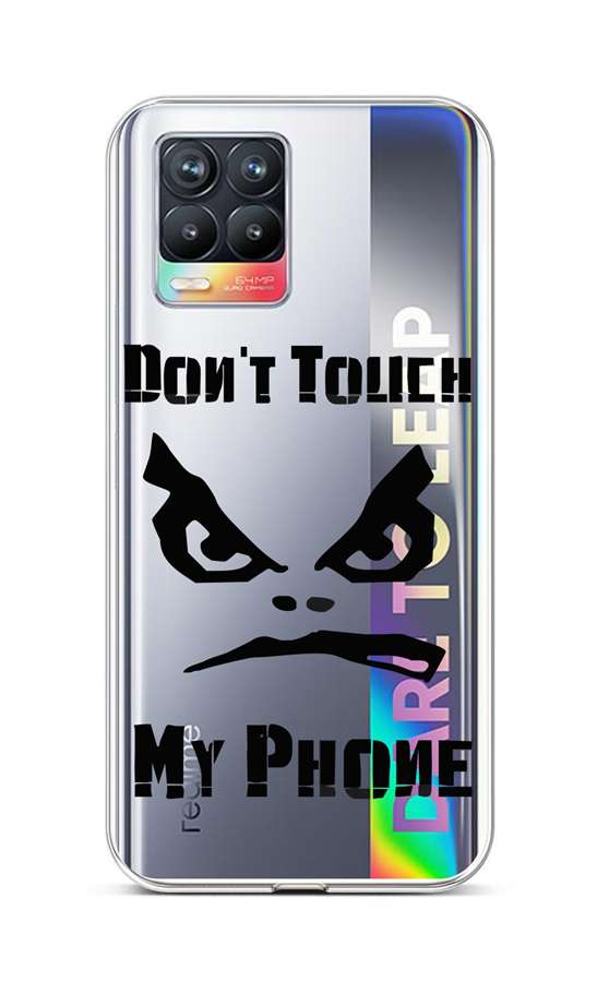 Zadní silikonový kryt na Realme 8 Don't Touch průhledný
