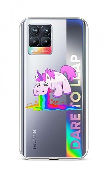 Zadní silikonový kryt na Realme 8 Rainbow Splash