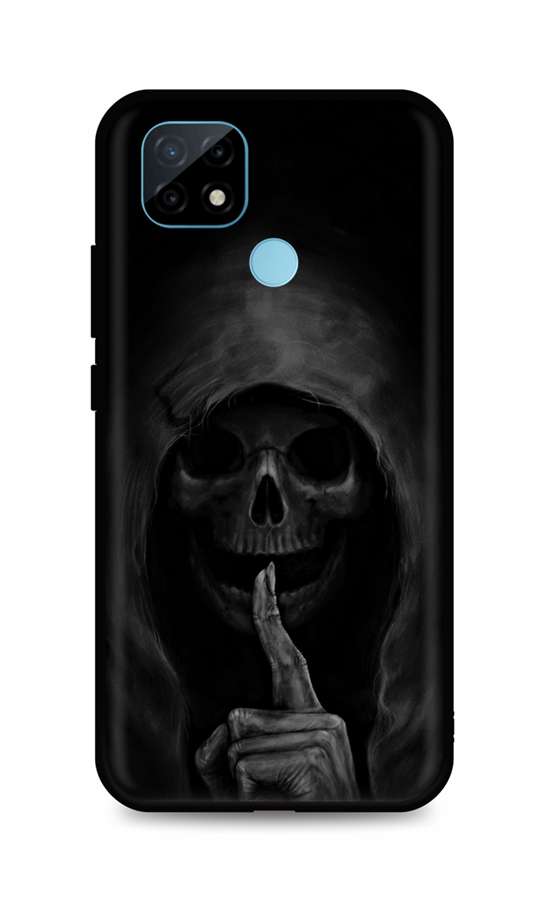 Zadní silikonový kryt DARK na Realme C21 Dark Grim Reaper