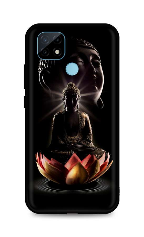 Levně Kryt TopQ Realme C21 silikon Meditation 61673 (pouzdro neboli obal na mobil Realme C21)