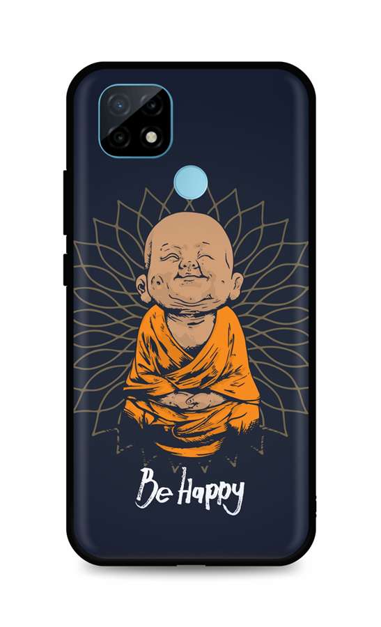 Levně Kryt TopQ Realme C21 silikon Be Happy 61674 (pouzdro neboli obal na mobil Realme C21)