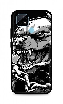 Zadní silikonový kryt DARK na Realme C21 Agressive Pitbull