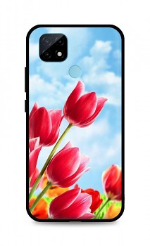 Zadní silikonový kryt DARK na Realme C21 Tulips