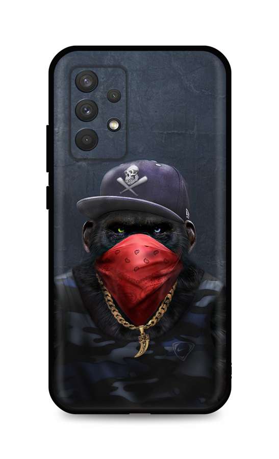 Levně Kryt TopQ Samsung A32 silikon Monkey Gangster 61739 (pouzdro neboli obal na mobil Samsung A32)