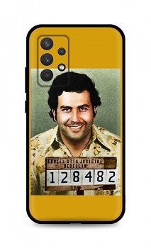 Zadní silikonový kryt DARK na Samsung A32 Pablo Escobar