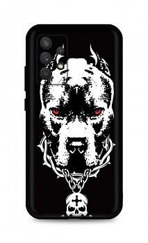 Zadní silikonový kryt DARK na Samsung A32 Fighting Dog