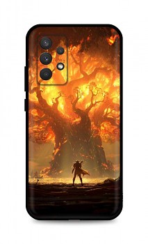 Zadní silikonový kryt DARK na Samsung A32 Warcraft