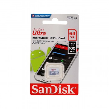 Paměťová karta SanDisk Ultra 64GB micro SDXC bez adaptéru