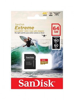 Paměťová karta SanDisk Extreme 64GB micro SDXC