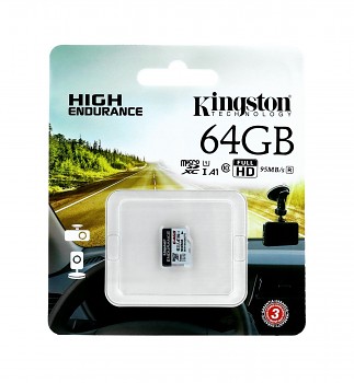 Paměťová karta Kingston 64GB micro SDXC High Endurance bez adaptéru