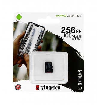 Paměťová karta Kingston Canvas Select Plus 256GB micro SDXC bez adaptéru