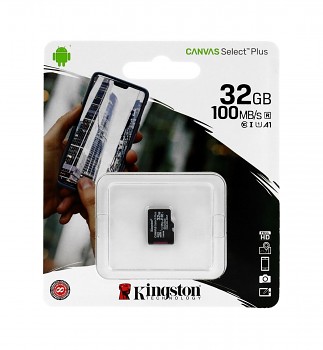 Paměťová karta Kingston Canvas Select Plus 32GB micro SDHC bez adaptéru