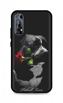 Zadní silikonový kryt DARK na Realme 7 Pitbull Love