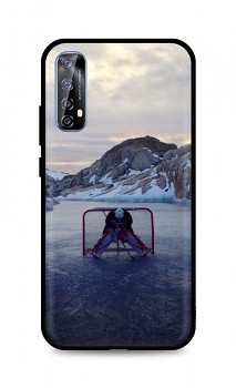 Zadní silikonový kryt DARK na Realme 7 Hockey Goalie