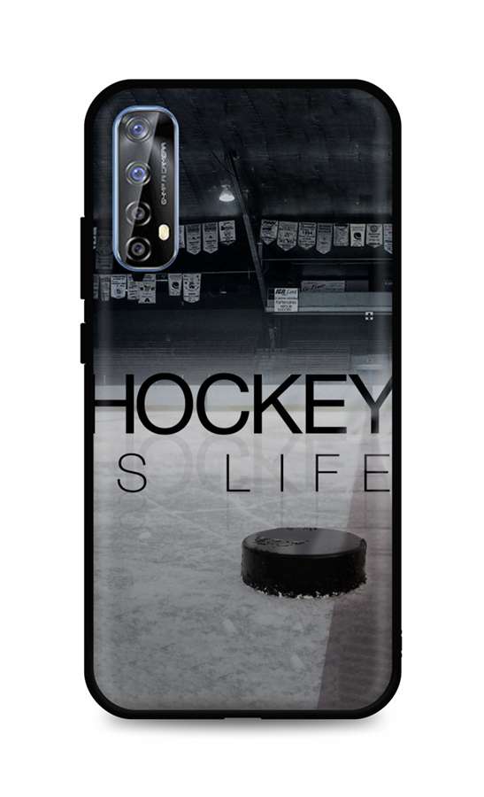 Levně Kryt TopQ Realme 7 silikon Hockey Is Life 61985 (pouzdro neboli obal na mobil Realme 7)