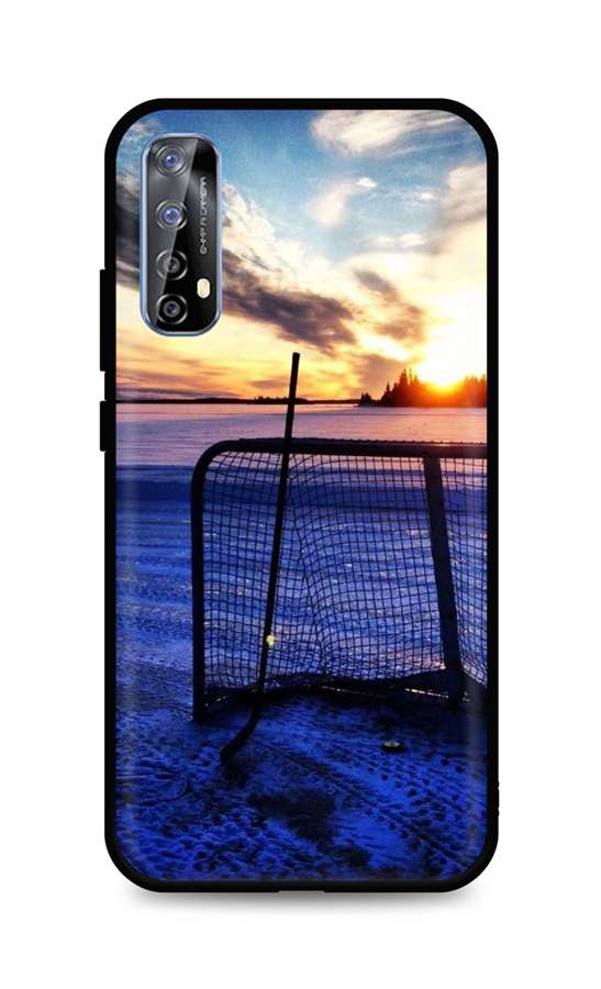 Zadní silikonový kryt DARK na Realme 7 Hockey Sunset