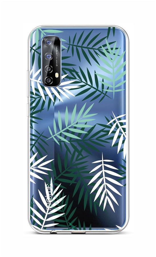 Zadní silikonový kryt na Realme 7 Listy