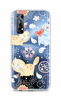 Zadní silikonový kryt na Realme 7 Happy Cats