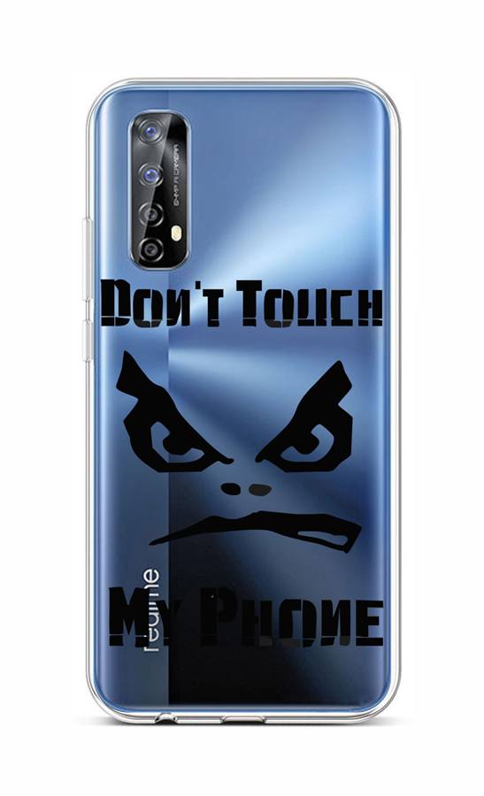 Zadní silikonový kryt na Realme 7 Don't Touch průhledný