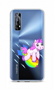 Zadní silikonový kryt na Realme 7 Flying Unicorn