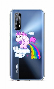 Zadní silikonový kryt na Realme 7 Rainbow Disaster