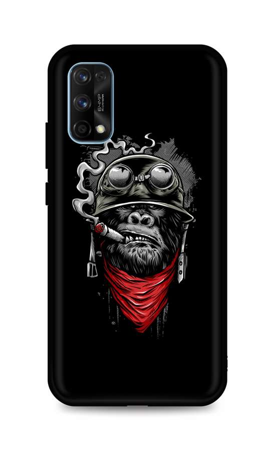 Zadní silikonový kryt DARK na Realme 7 Pro Gorilla
