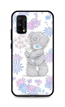 Zadní silikonový kryt DARK na Realme 7 Pro Floral Teddy
